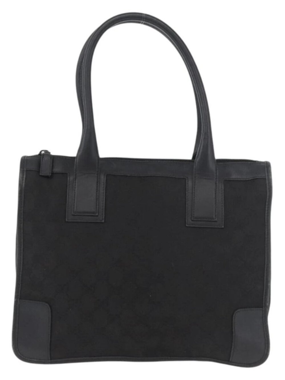 GUCCI GG Canvas Hand Bag Black Gold 000 0855 Auth - Picture 7 of 16